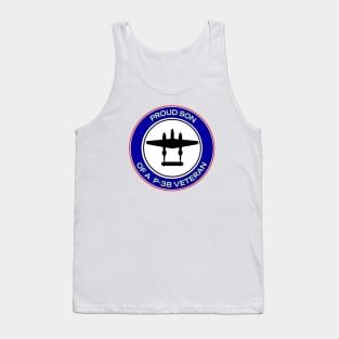 PROUD SON OF A P-38 VETERAN Tank Top